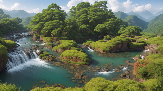 Free landscape asian landscape chinese landscape illustration
