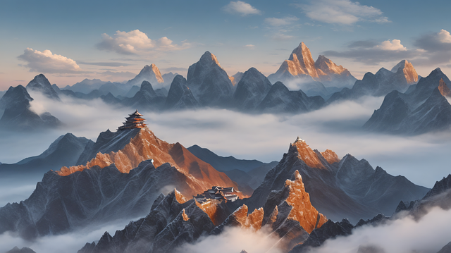 Download free HD stock image of Landscape Asian Landscape Free landscape asian landscape chinese landscape illustration