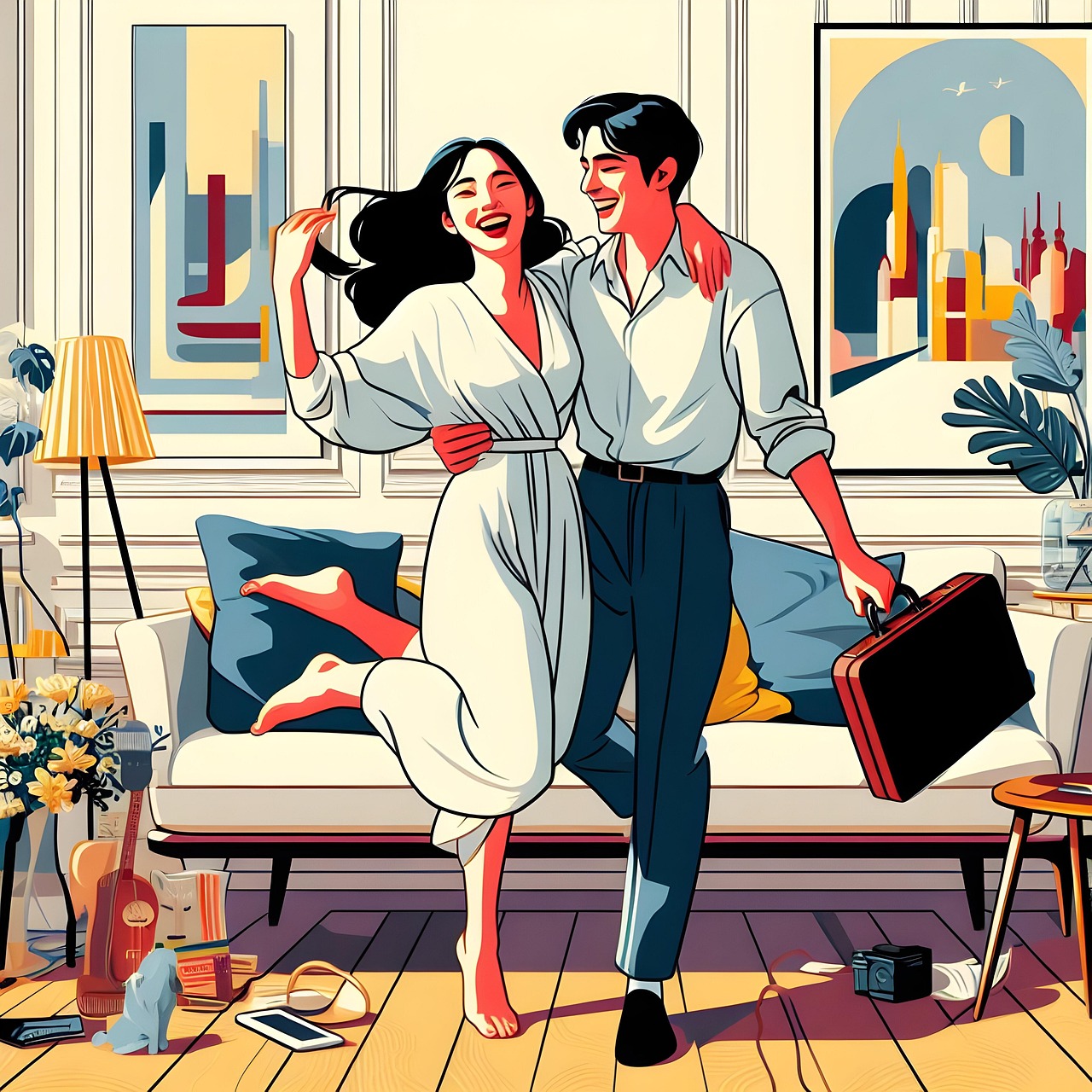 Download Ai Generated Couple Love Royalty-Free Stock Illustration Image ...