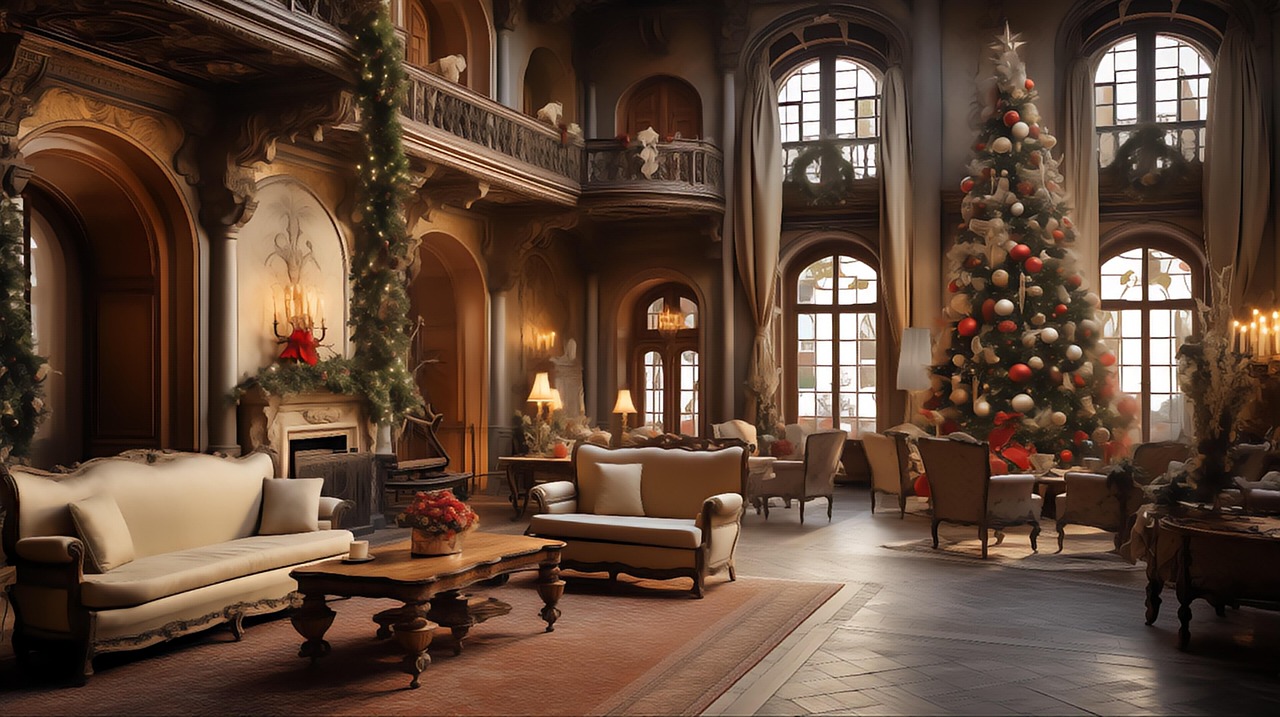 The christmas mansion