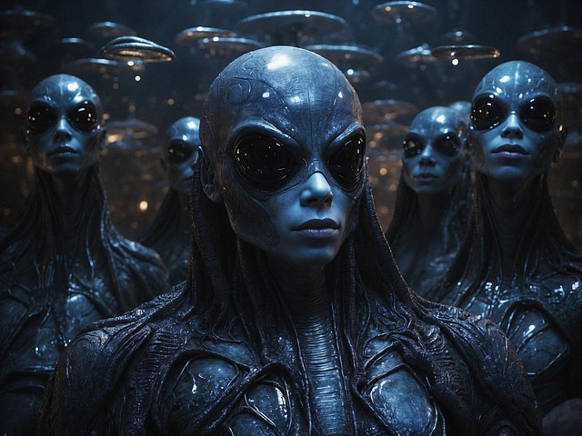 Download free HD stock image of Ai Generated Alien Free ai generated alien ufo illustration