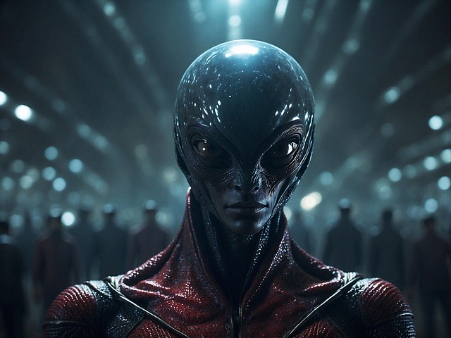 Download free HD stock image of Ai Generated Alien Free ai generated alien ufo illustration