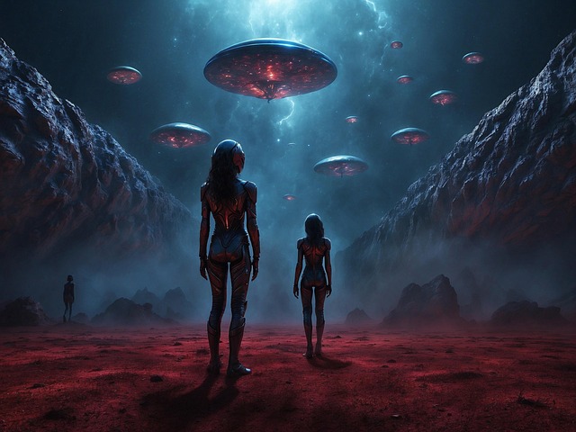 Download free HD stock image of Majestic Ufo Free majestic ufo alien illustration