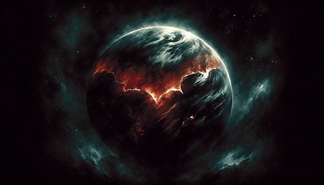 Free ai generated planet continents illustration