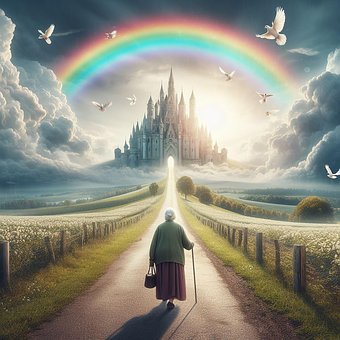 Free Heaven Beautiful Castle illustration and picture