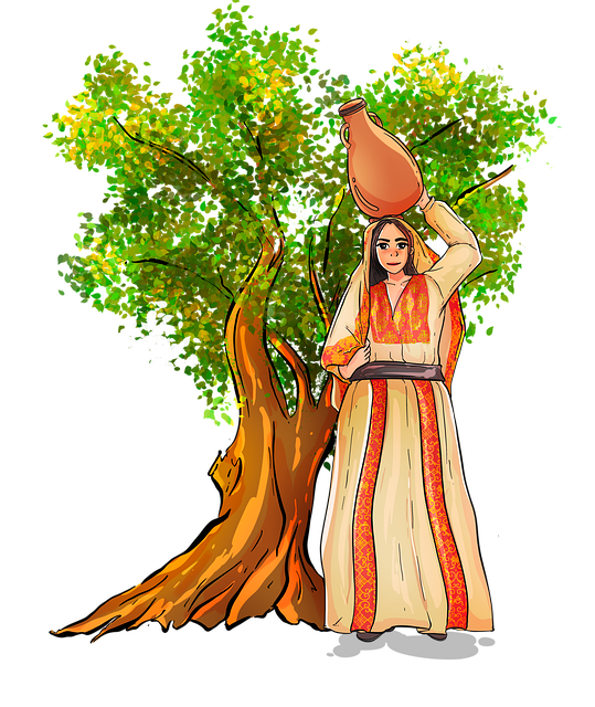 Free Olive Tree illustration and picture