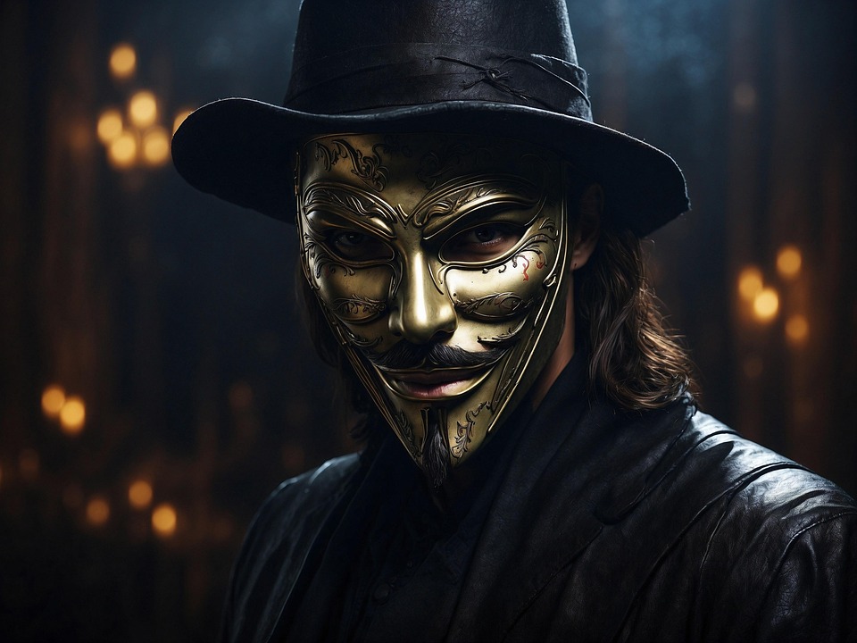 Download Ai Generated, Anonymous, Mask. Royalty-Free Stock Illustration ...