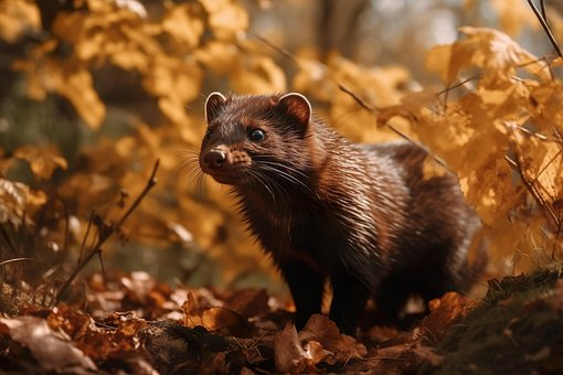 Free Ai Generated Mink illustration and picture