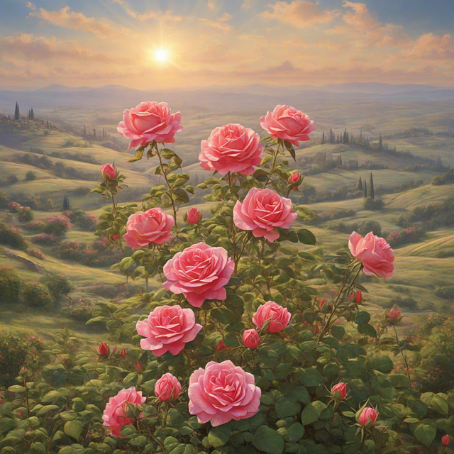 Graden Roses In Rose Color Download Graden Rose, Rose, Flower. Royalty-Free Stock Illustration ...
