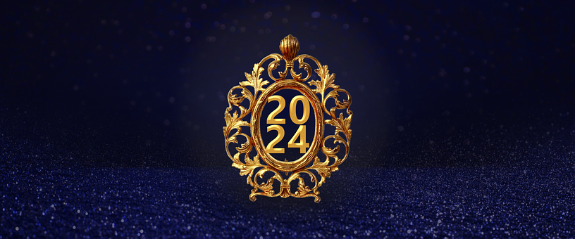 Free New Year 2024 illustration and picture