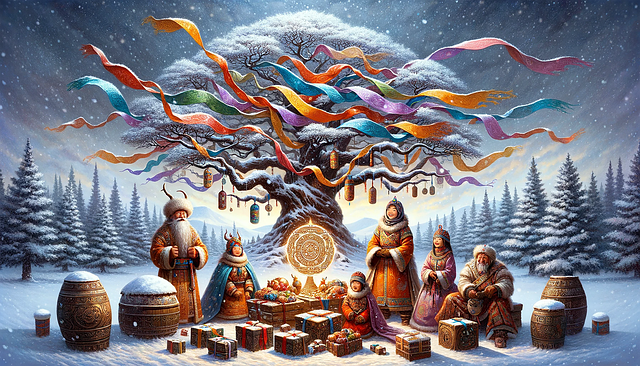 Free ai generated nardugan new year illustration