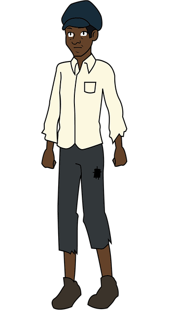 Free boy rebel freedom seeker illustration