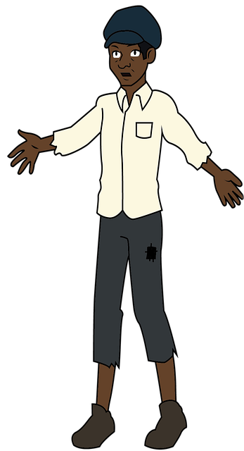 Free boy rebel freedom seeker illustration