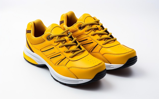 Ai Generiert, Schuhe, Gelb, Hintergrund