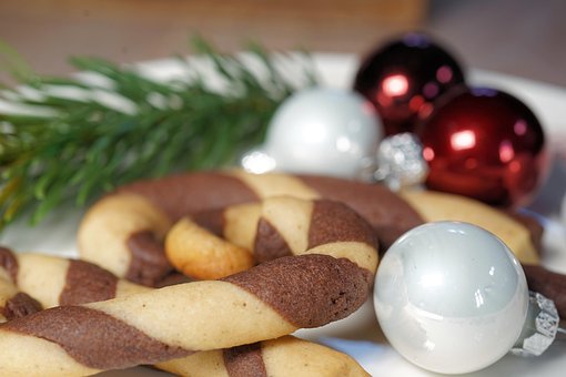Weihnachten, Plätzchen, Zuckerstange