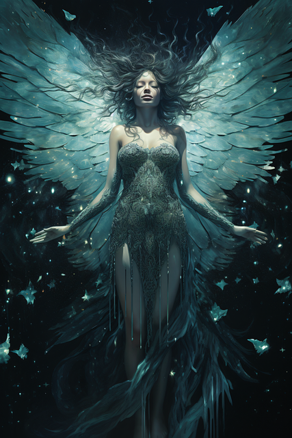 Free ai generated woman fairy illustration