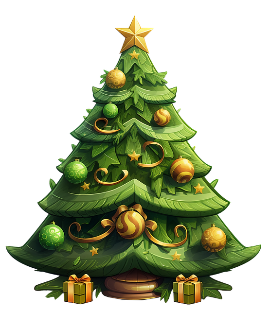 Free Christmas Tree illustration and picture