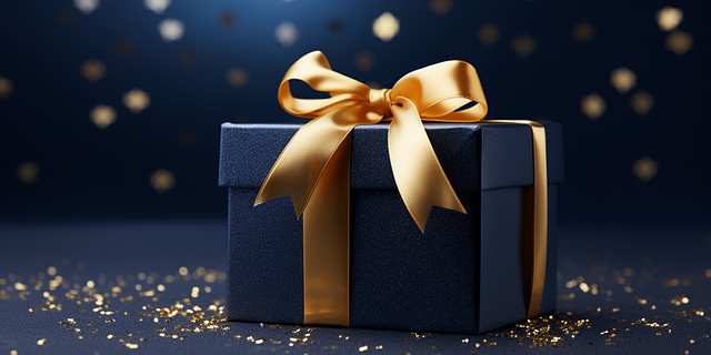 Free ai generated christmas gift illustration