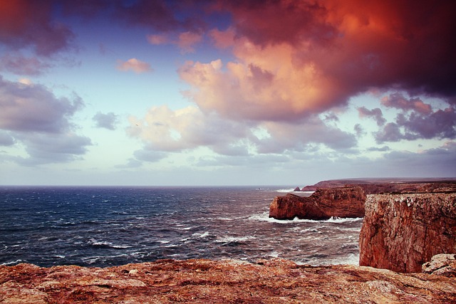 Zon, Algarve, Portugal, Zee, Strand