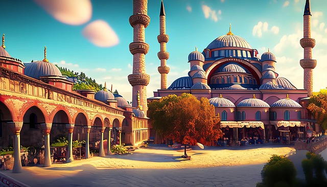 Free ai generated istanbul turkey illustration