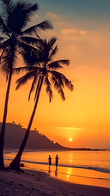 Ai Generiert, Meer, Sonnenuntergang