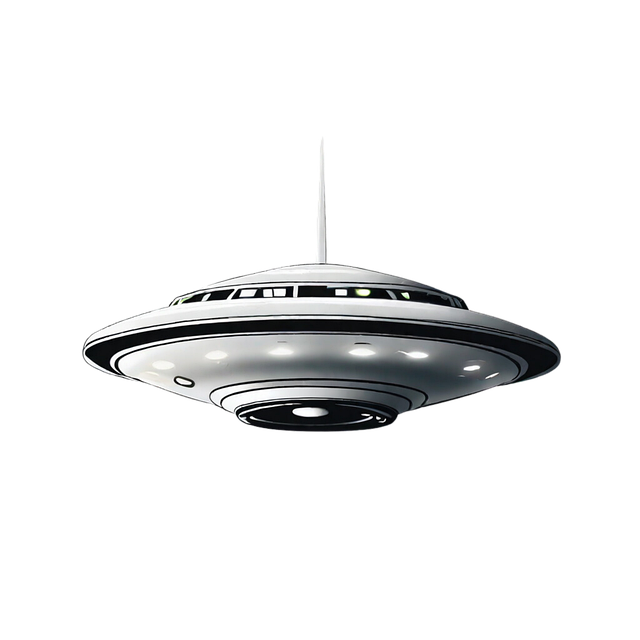 Free ai generated ufo alien vector