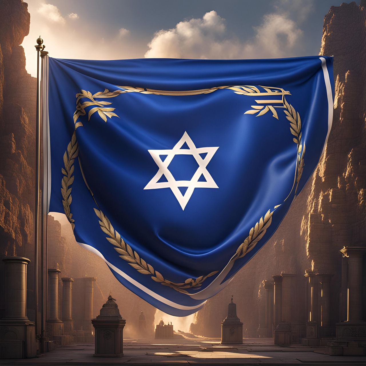 Israel Bandera De Jerusalén Imagen gratis en Pixabay