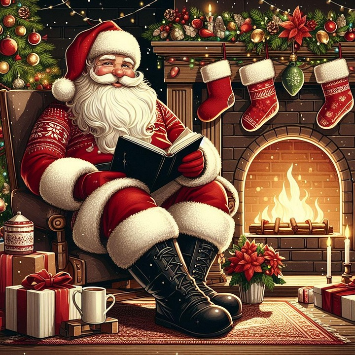 Download Ai Generated Santa Claus Royalty-Free Stock Illustration Image ...