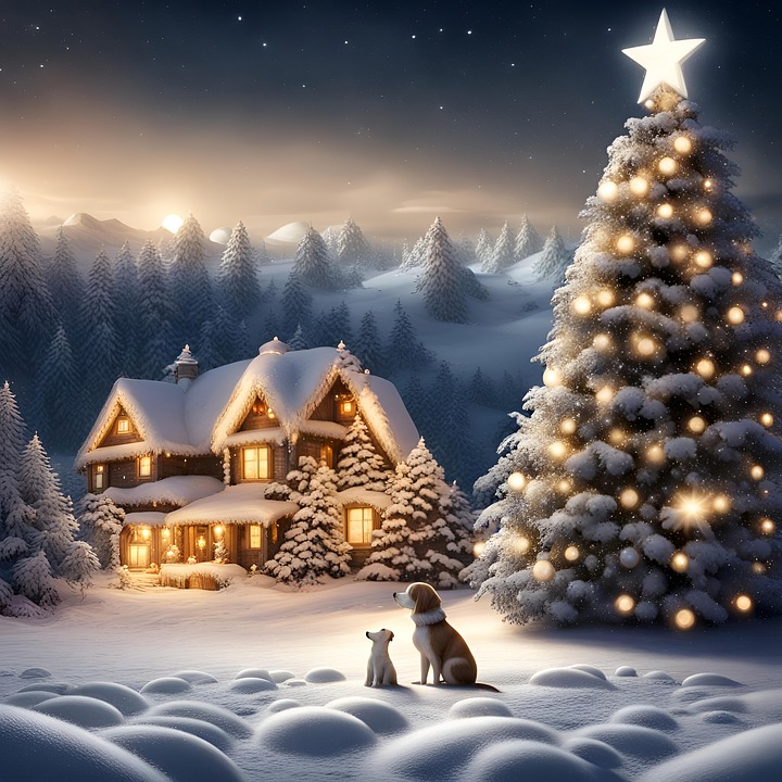 Download Ai Generated Christmas Winter Royalty-Free Stock Illustration