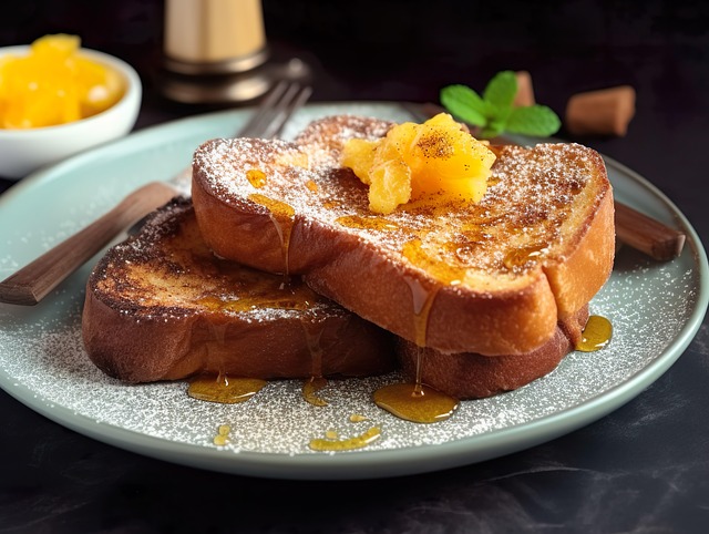 Free ai generated french toast rabanada illustration