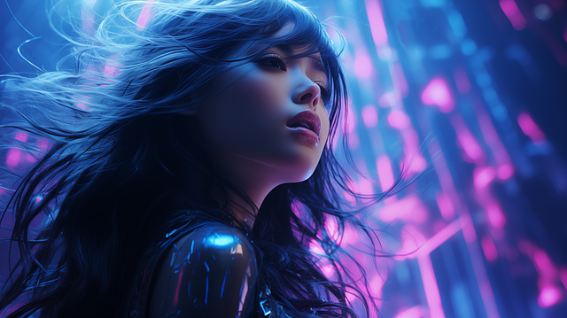 Ai Genereret, Cyberpunk, E-Pige