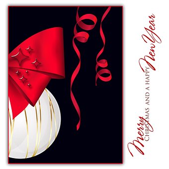 Natal, Ano Novo, Vermelho, Branco