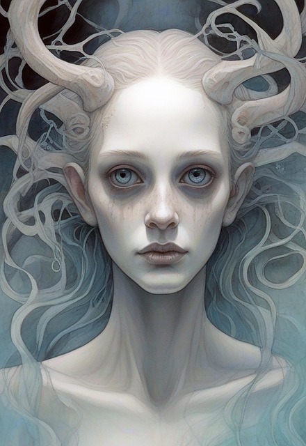 Download free HD stock image of Ai Generated Woman Free ai generated woman alien illustration