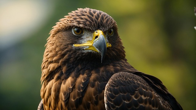 Free ai generated falcon raptor illustration