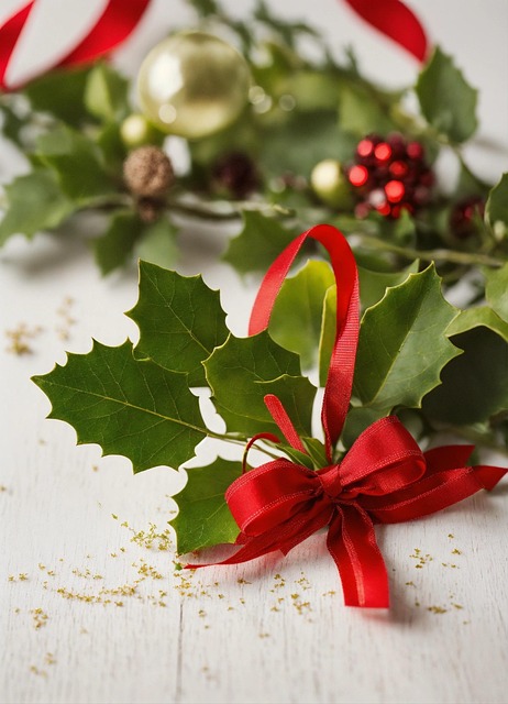 Free ai generated christmas mistletoe illustration