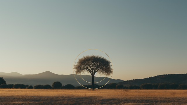 Free ai generated tree cosmic illustration