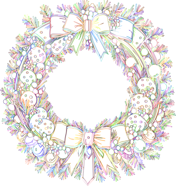 Free Wreath Christmas vector and picture