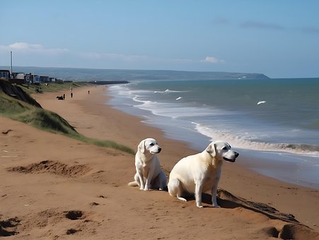 To Hunder, Hav Blikk, Calshot Strand