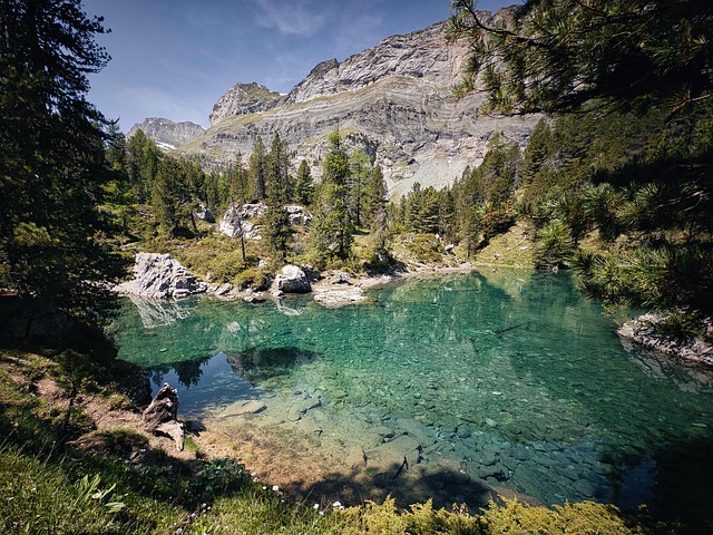 Free Lake Mountains photo and picture