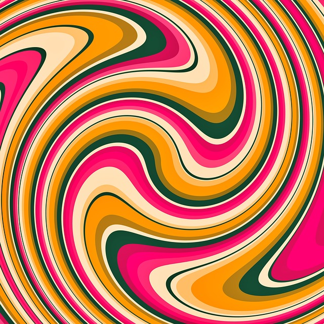 Free swirls abstract pattern illustration