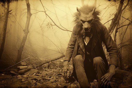 Free Ai Generated Werewolf illustration and picture