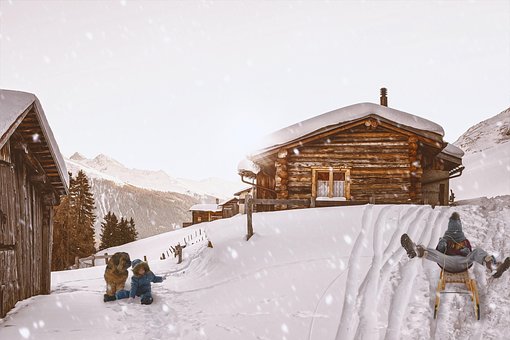 Free Children Sleds photo and picture
