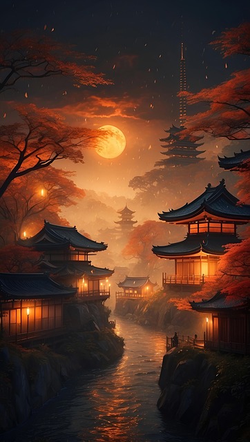 Free japanese digital art illustration