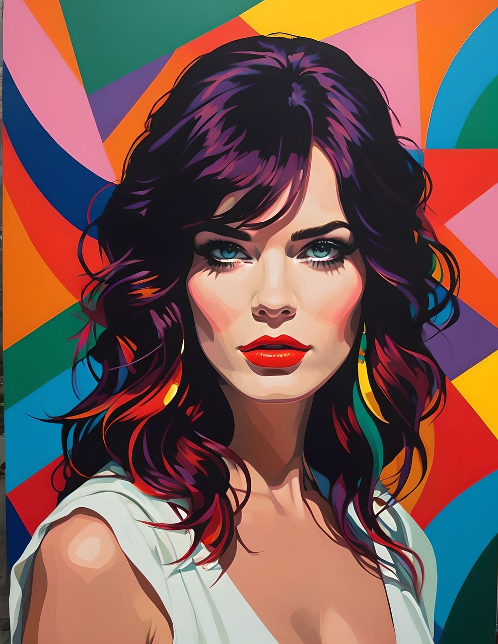 Woman Ai Vector Download Ai Generated Woman Lady Royalty-Free Stock Illustration Image ...