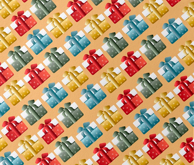 Free gift christmas christmas present illustration