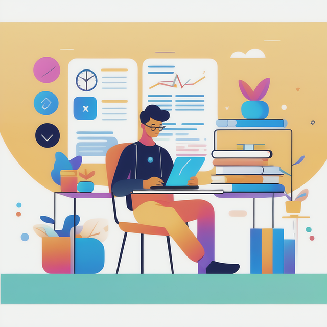 Download free HD stock image of Ai Generated Student Free ai generated student minimalist illustration