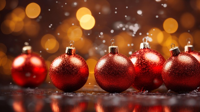 Free ai generated ornaments spheres illustration
