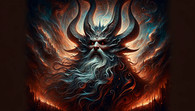 Download free HD stock image of Ai Generated Devil Free ai generated devil beast illustration