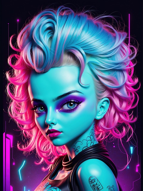Free Ai Generated Alien illustration and picture