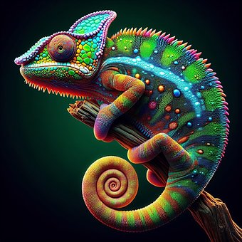 Ai Generado, Lagarto, Reptil, Selva